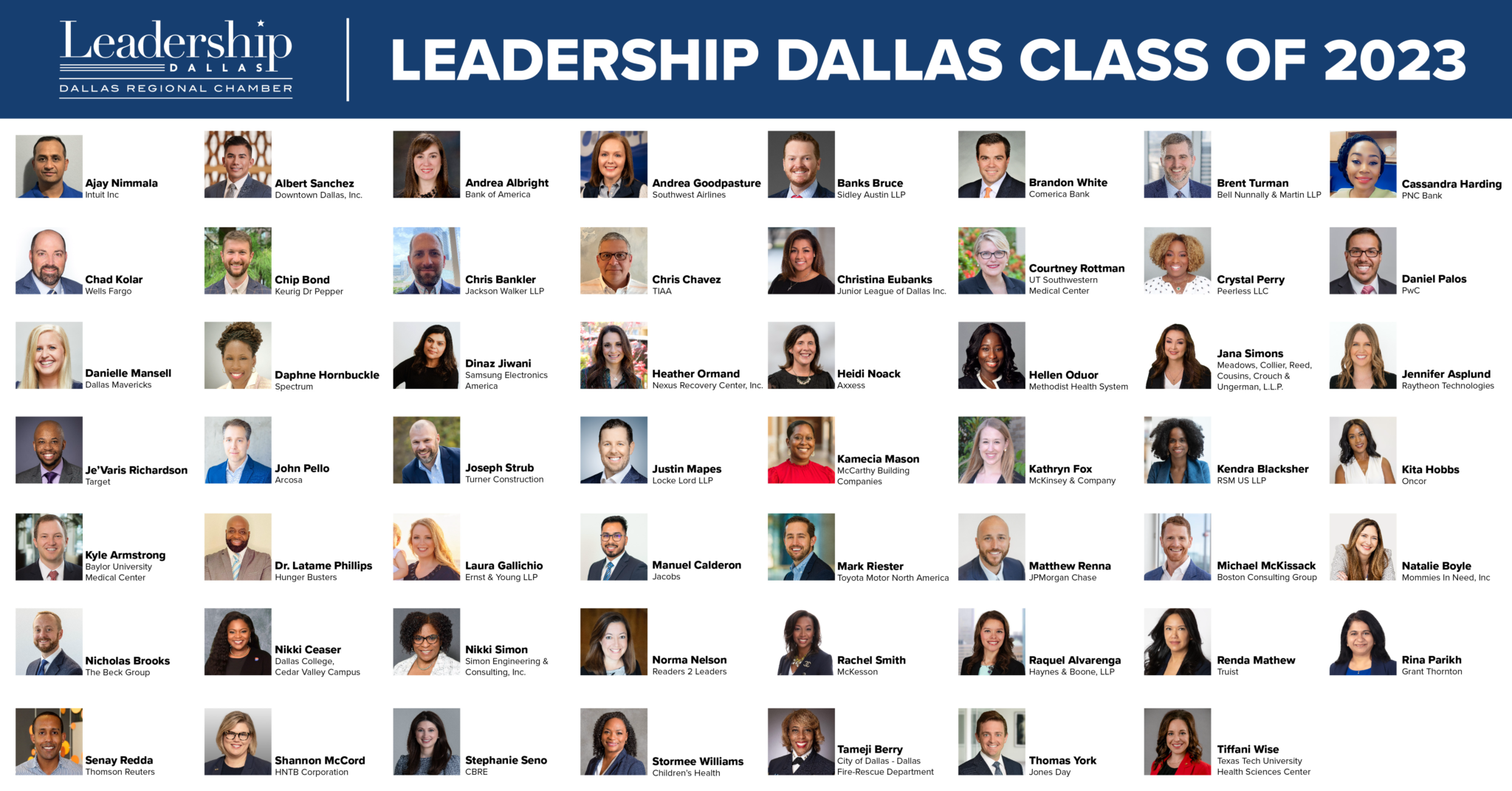 Dallas Regional Chambers 48th Leadership Class Simon Engineering